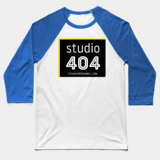 Studio 404 Games Logo Yellow Baseball T-Shirt